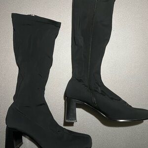 Milano Black Heeled Boots for Women